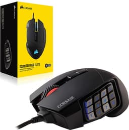 Corsair Scimitar RGB Elite - Gaming Muis - 18000 DPI - Zwart — thumbnail 3