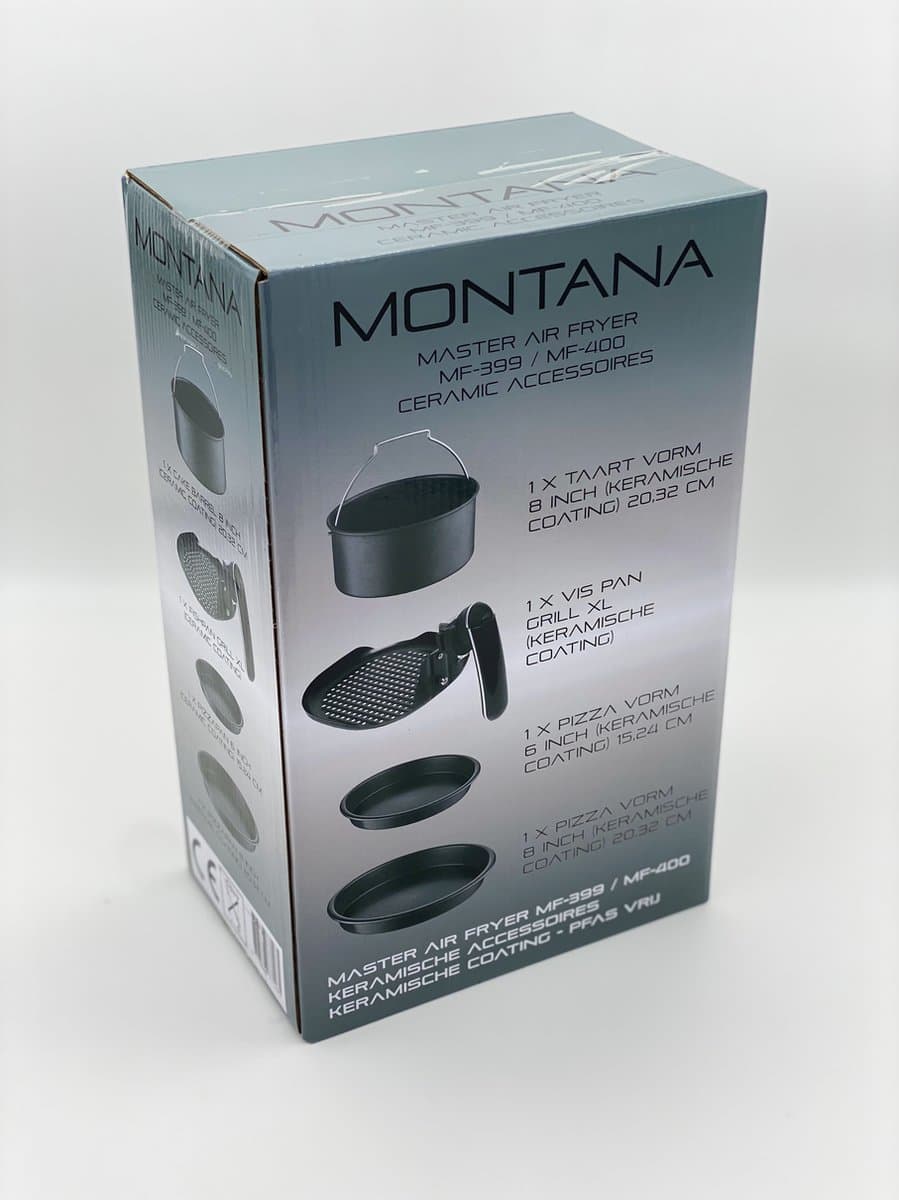 Ceramic Accessoires (PFAS vrij) tbv Montana Airfryer MF-399/MF-400 — afbeelding 1