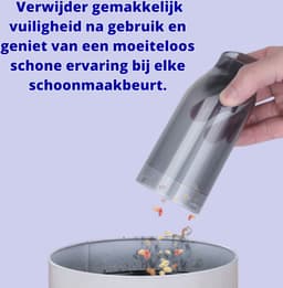 Draagbare Handstofzuiger - Krachtige Kruimeldief Draadloze Stofzuiger - Handstofzuiger Auto voor Thuis en Buitenreiniging — thumbnail 5