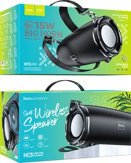 Hoco - Draadloze luidspreker Cool Enjoy Sports (HC5) - BT, FM, TF, USB, AUX Compatibel - Zwart — thumbnail 5