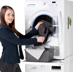 Scanpart tussenstuk voor wasmachine en droger met werkblad inclusief spanband - Ideaal voor zwaardere warmtepompdrogers - Geschikt voor AEG Bosch LG Miele Samsung Siemens Zanussi Whirlpool - Stapelkit - Universeel — thumbnail 11