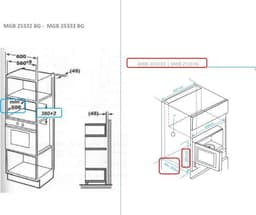 Beko MGB 25333 BG - Inbouw magnetron — thumbnail 3