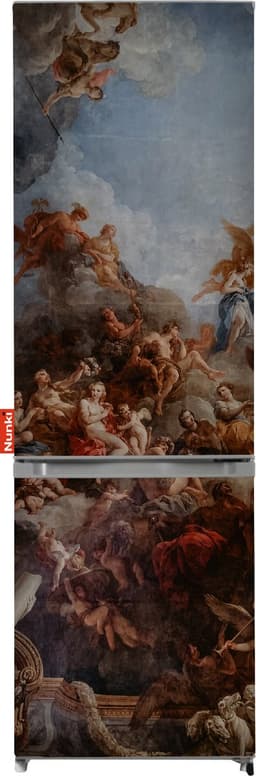 NUNKI LARGECOMBI-ABARO Combi Bottom Koelkast, E, 198+66l, Baroque All Sides — thumbnail 1