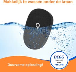 DEGG® - Filter geschikt voor Philips Speedpro Max, Max Aqua en Max Aqua Plus - Alternatief voor het FC5005/01 Filter - 6000, 7000 en 8000 serie - Wasbaar - Duurzaam - 2 STUK(S) — thumbnail 3