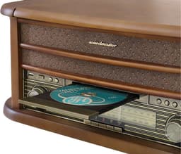 Soundmaster NR560 - Nostalgisch muziekcenter - Radio - CD-speler - Cassettespeler - Bluetooth - USB — thumbnail 5