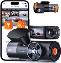 Vantrue N5 2K QuadHD 4CH Wifi GPS 360 graden dashcam voor auto - Vier camera's met 360 graden zicht - Wifi en GPS - Parkeermodus — thumbnail 2