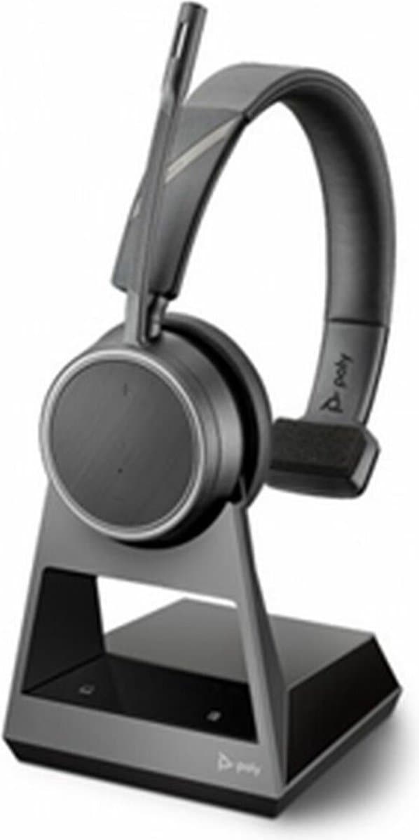 Hoofdtelefoon met microfoon Poly Zwart — afbeelding 1