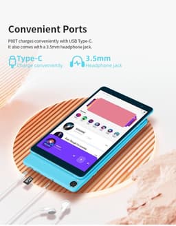 Elementkey Ai-15 Tablet - 3GB RAM met 96GB Opslag - WiFI - 8 Inch Snelle Tablet – Multitasken - Kids / E-reader - Licht - Aqua Blauw — thumbnail 2