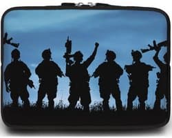 Universele Laptop Sleeve - 10.2 inch - Soldaten