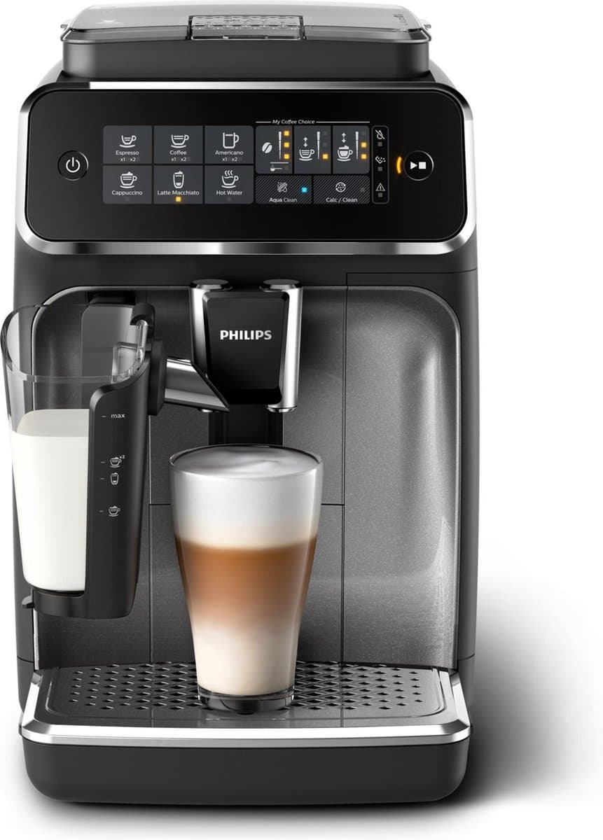 Philips LatteGo 3200 series EP3246/70 - Espressomachines - Zwart/Zilver — afbeelding 1