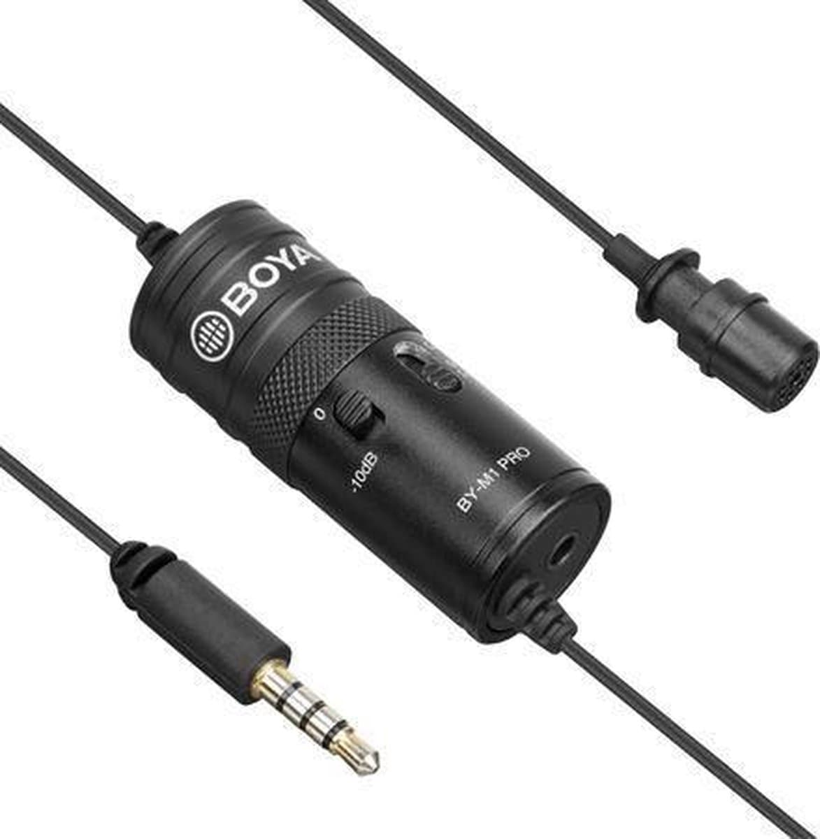 BOYA BY-M1 PRO microfoon Zwart Lavalier-/reversmicrofoon — afbeelding 1