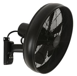 Lucci AIR BK Wandventilator 50 W (Ø) 410 mm Zwart Zwenkbaar — thumbnail 1