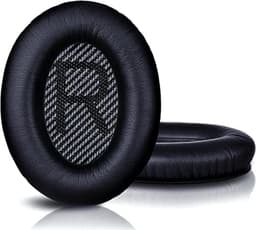 Oorkussens geschikt voor Bose - Zwart - QuietComfort 35 - QC35 en QC35II — thumbnail 2
