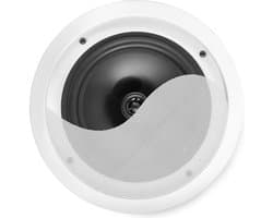 Plafond speaker - Power Dynamics CSSG8 inbouw speaker - geschikt voor vochtige ruimtes - 2-weg - 100W - 8 inch - Aluminium - Wit