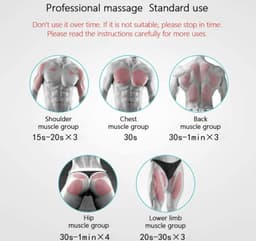 PRIMESPORTS® i6 - Massage gun – Klop en Vibratie Massage – 1000 tot 3600 rpm – LCD Touch Screen - moederdag kado — thumbnail 4