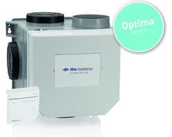 Itho Daalderop CVE-S S CO2 Optima pakket HE 415m3/h + ingebouwde RV vochtsensor + CO2 bediening - euro stekker — afbeelding 1