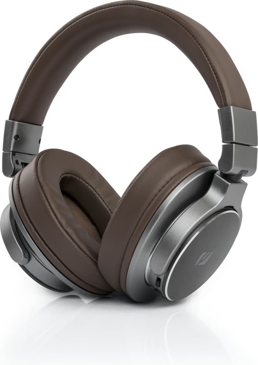 Muse M-278BT - Draadloze bluetooth hoofdtelefoon, donkerbruin — afbeelding 1