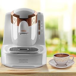Arzum OKKA Turks Koffiezetapparaat OK001-0200 | Wit/Koper - 2 kopjes - Aanpasbare temperatuur - Volautomatisch - 710W — thumbnail 5