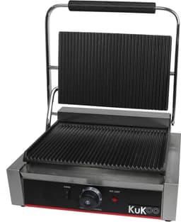KuKoo Contactgrill (2200 W) - 2 platen - Temperatuur 50-300°C - 2 x lekbakjes — thumbnail 4