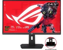 ASUS ROG Strix XG259CMS USB Type-C Gaming Monitor - FHD IPS - 310Hz - 1ms - G-SYNC Compatible - USB-C - 24.5 Inch