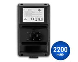 AG4100/AG4110 Extra Batterij - Accu- Verdubbel totale gebruiksduur tot 90 minuten