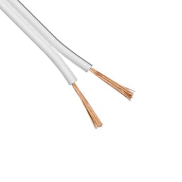 Luidspreker kabel (CU koper) - 2x 0,75mm² / wit - 10 meter — thumbnail 4