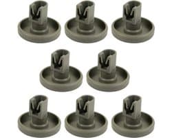 Vaatwasser Wieltjes - Onderkorf - 8 Stuks - 40mm - Universeel vaatwasser wiel van onderkorf - Geschikt voor ikea, aeg, Electrolux, Zanussi, Etna - vaatwasser wiel set