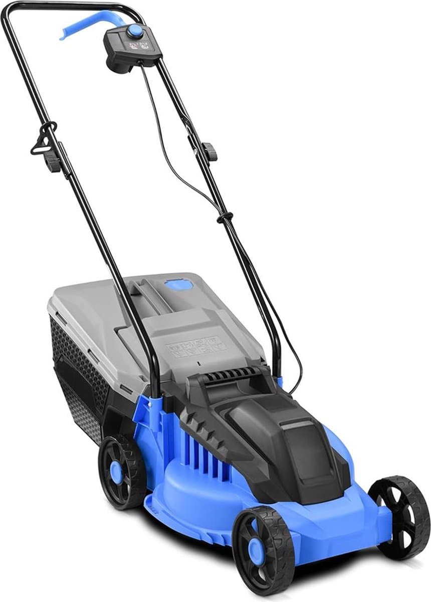 MKSS® Grasmaaier Elektrisch - Handmaaier - Kantenmaaier - Blauw met Zwart — afbeelding 1
