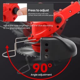 Accugrasmaaier - Draadloze - 2 x accu - Elektrische - Professionele - Grasmaaier - onkruid - Draadloze - Grasmaaier - Tuin - Opvouwbaar - Zaagblad - Maaiblad - Grastrimmer — thumbnail 2