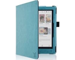 Hoesje geschikt voor Kobo Clara Colour / BW - Book Case Premium Sleep Cover Kunstleer Hoes met Auto/Wake Functie - Blauw
