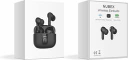 Nubex® Draadloze Oordopjes – Bluetooth Oordopjes – Oortjes draadloos – Oordopjes draadloos - Earpods geschikt - Draadloze oortjes bluetooth - Noise cancelling ANC+ENC - Universeel - BT 5.3 - Zwart — thumbnail 5