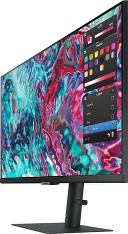 Samsung ViewFinity S80TB - LS27B800TGUXEN - 4K Thunderbolt Monitor - RJ45 - USB-Hub - Ergonomisch - 27 inch — thumbnail 7