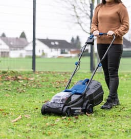 Scheppach BC-MP320-X Accu Grasmaaier - 20V - 32cm maaibreedte - maaihoogtes instelbaar: 20-60mm - voor tuinen tot 300m² - met 30L opvangbak — thumbnail 5