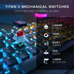 Turtle Beach® Vulcan II – mechanisch gamingtoetsenbord voor PC - Zwart - QWERTY — thumbnail 2