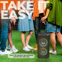 Denver Bluetooth Speaker Party Box - Discolichten - Partybox - Incl. Microfoon - Micro SD / USB / AUX - TSP353 — thumbnail 5