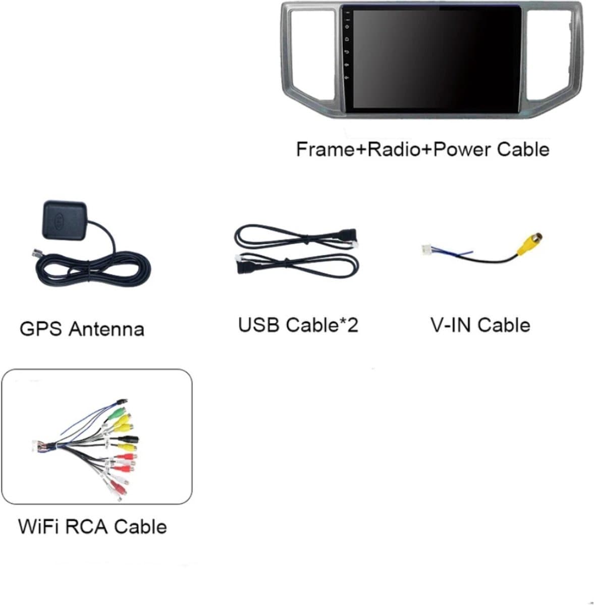 geschikt voor VW Volkswagen Crafter 2017 - 2023 | Carplay & Android auto | 2GB & 32GB | Autoradio met navigatie | Radio scherm | 2017 2018 2019 2020 2021 2022 2023 — afbeelding 1