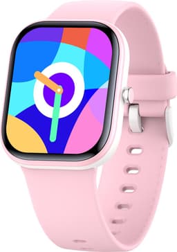 Smartwatch Kinderen - Hartslag - Stappen - 20 Alarmen - Roze — thumbnail 1