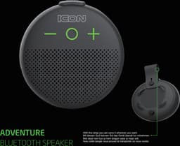 ICON Adventure Bluetooth Speaker - Waterbestendig - Adjustable strap - Zwart - Fiets — thumbnail 3