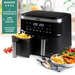 DOMO DO537FR - Deli-fryer 'double fry zone' - 2x 4 L - 2850 W — thumbnail 3
