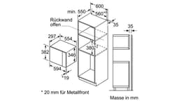 Bosch BFL520MS0 - inbouw monofunctionele magnetron — thumbnail 3