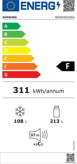 Samsung RB29HSR2DSA/EG, RLF,314.0,230V 50HZ — thumbnail 8