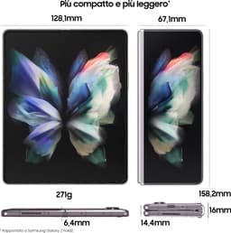 Samsung Galaxy Z Fold3 5G 19,3 cm (7.6') Dual SIM Android 11 USB Type-C 12 GB 256 GB 4400 mAh Zilver — thumbnail 3