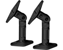 Maclean MC-528 - Luidspreker muurbeugel -Speakers houder - speaker steun Tafel Kunststof Zwart