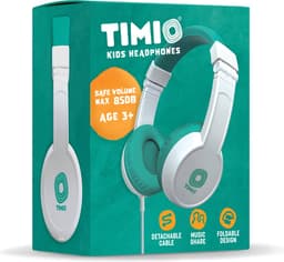 TIMIO Opvouwbare Kinder-Koptelefoon, Hoofdtelefoon, Headphones | Licht, Klein, Compact | Compatibel met TIMIO Player en andere Apparaten | Volume beperkt tot 85dB | Afneembare Kabel | Muziek delen — thumbnail 8