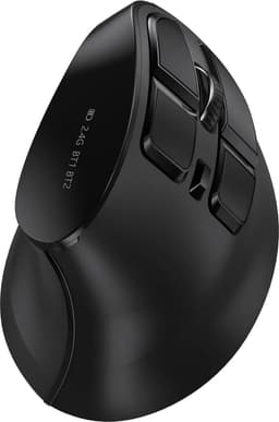 Ergonomische Verticale Draadloze Muis - Oplaadbaar via Bluetooth 5.0, 3.0 en USB voor Windows, Mac, Android en iOS - Ideaal voor Comfort en Gezondheid — thumbnail 4