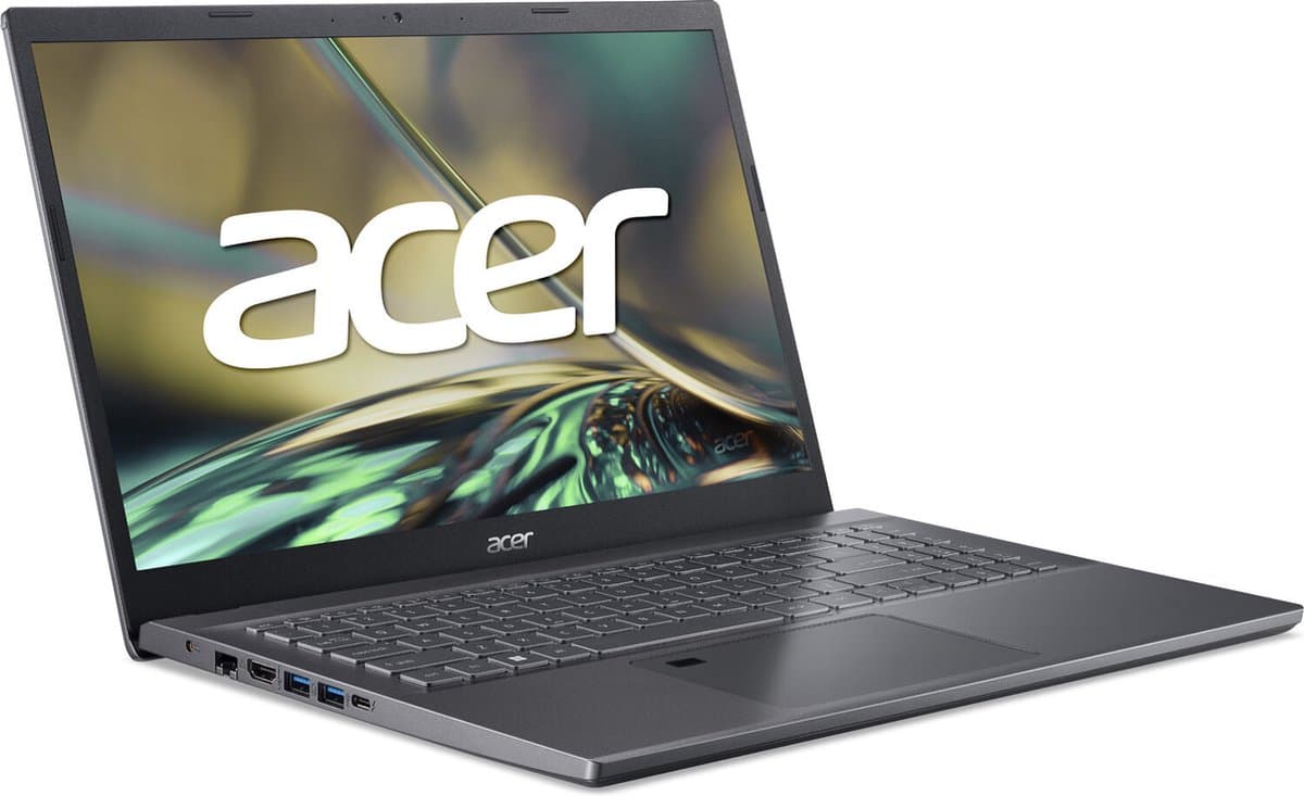 Aspire 5 A515-57-594T - INTEL i5-12450H - 15.6" FHD - 16GB/512GB - Steel Gray — afbeelding 1