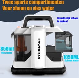 BROCKIT SpotClean Pro Vlekkenreiniger - Tapijt, Trappen, Bank, Matras & Auto Reiniger - Stofzuiger Zonder Zak - Krachtige Reinigingsmachine voor Altijd & Overal Schoonmaken — thumbnail 2