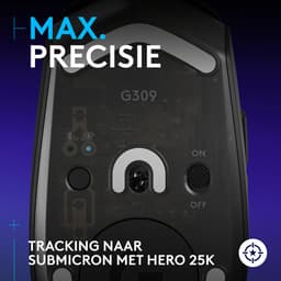 Logitech G309 Lightspeed - Draadloze Gaming Muis - Zwart — thumbnail 4