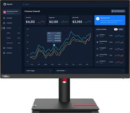 Lenovo ThinkVision T22i-30 LED display 54,6 cm (21.5") 1920 x 1080 Pixels Full HD Zwart — thumbnail 1