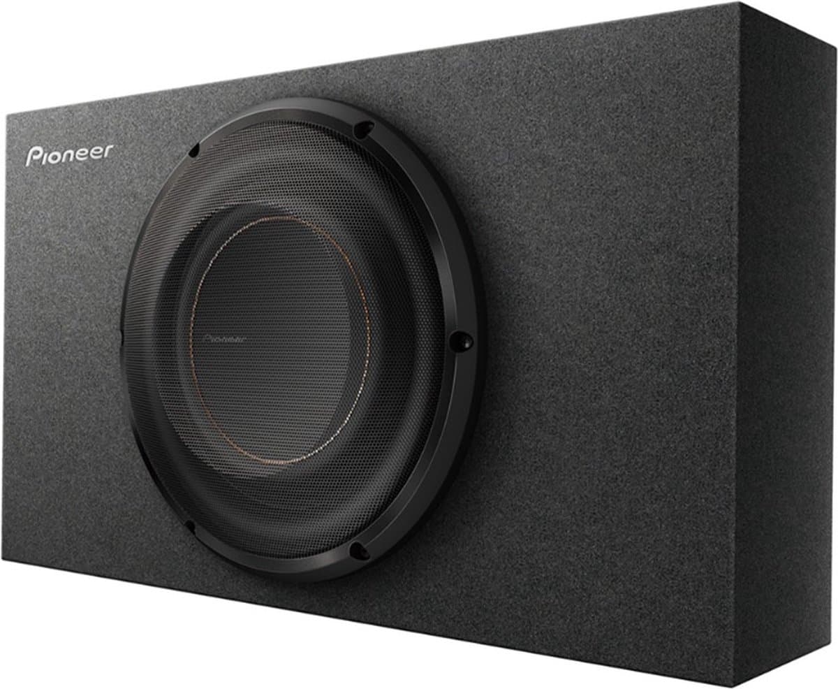Pioneer TS-D10LB Subwoofer - 10 Inch, 350W RMS, 1300W Piekvermogen, 2 Ohm, Compact en Plat Ontwerp — afbeelding 1